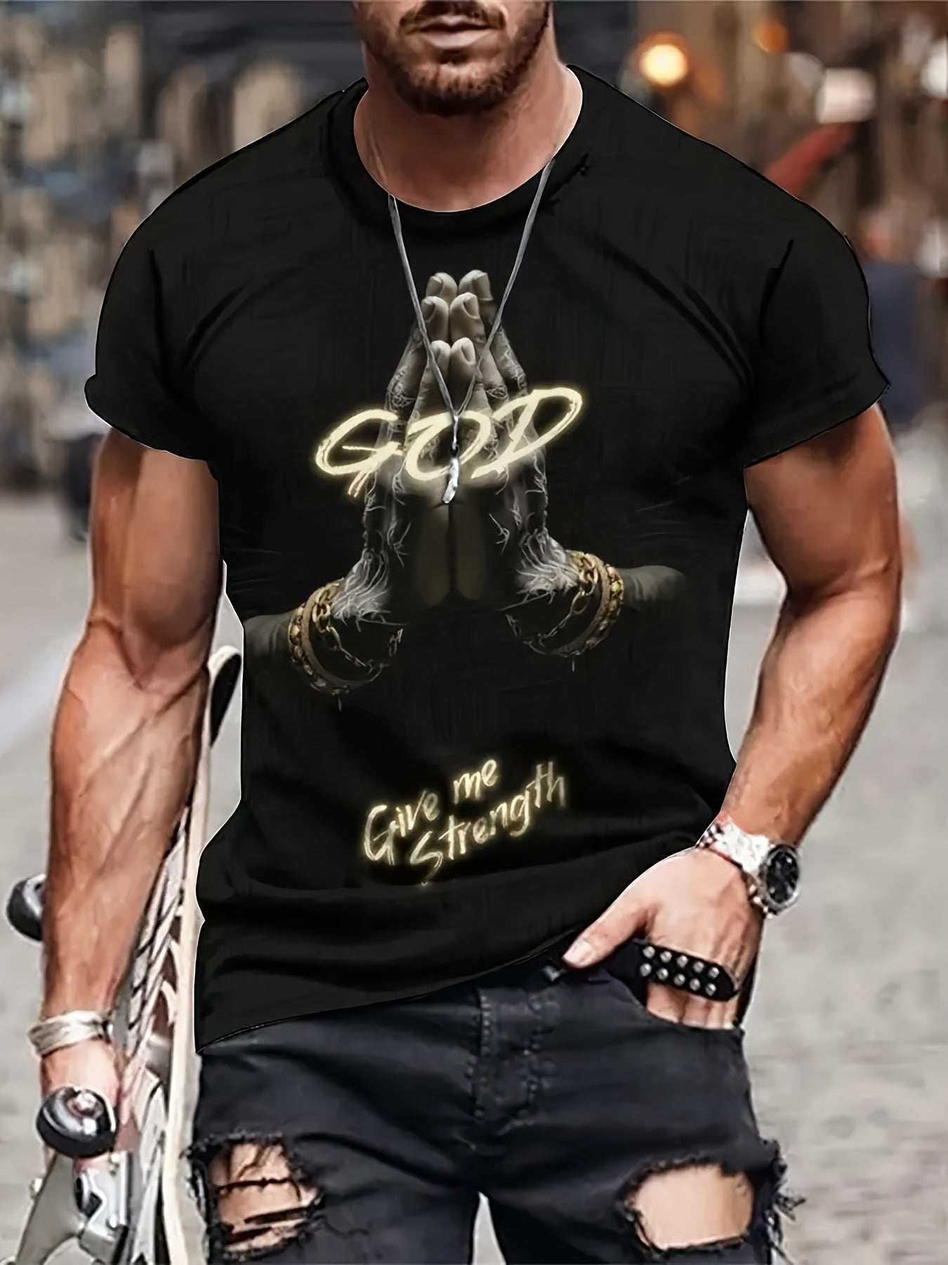God Gives Me Strength To 3D Print Men's
