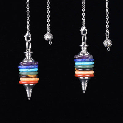 With chain seven chakras divination pendulum yoga accessories