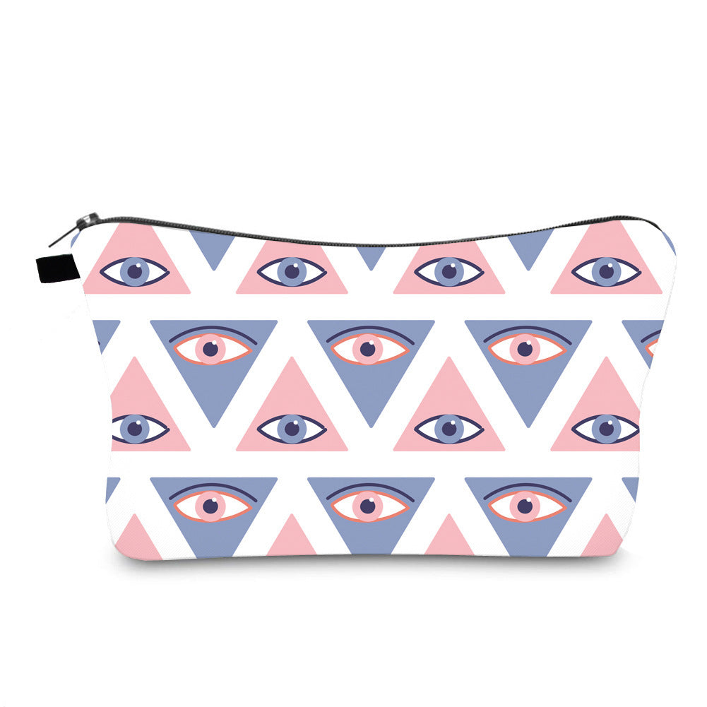 Anti Splash Cosmetic Bag Evil Eye Print