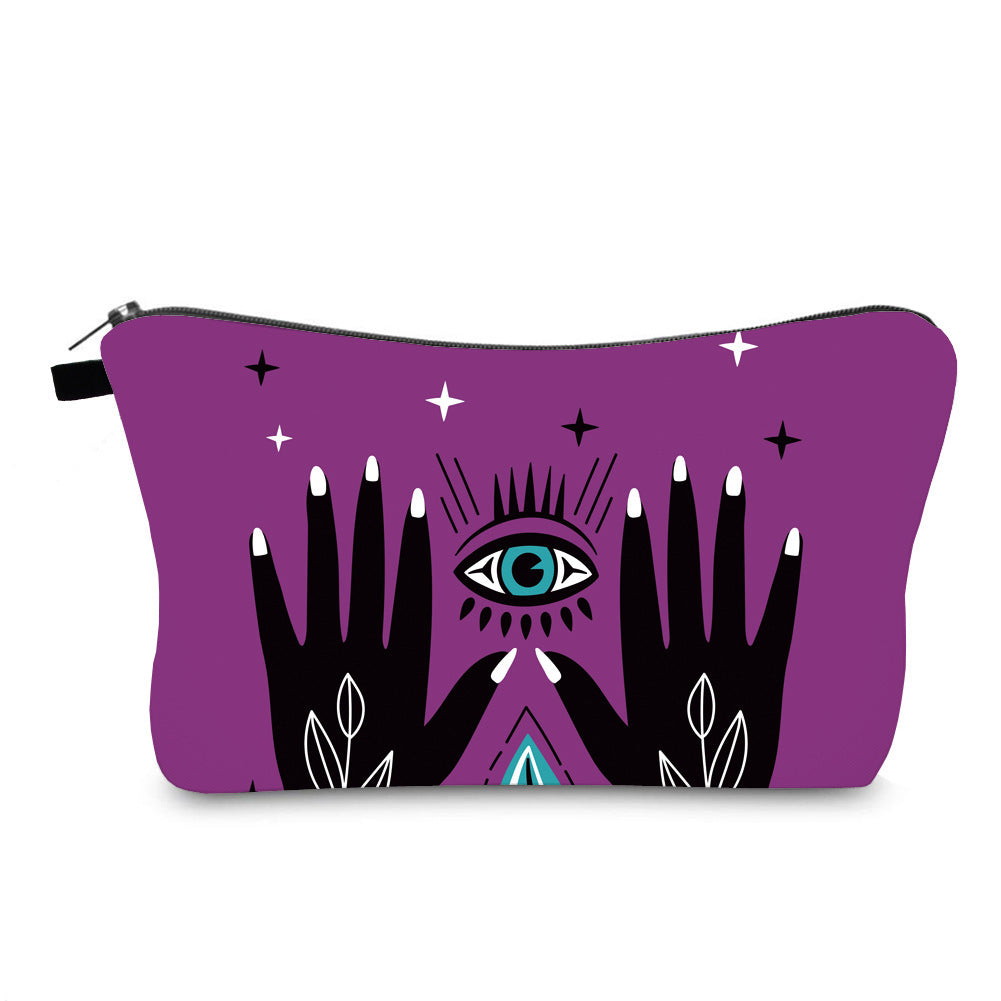 Anti Splash Cosmetic Bag Evil Eye Print