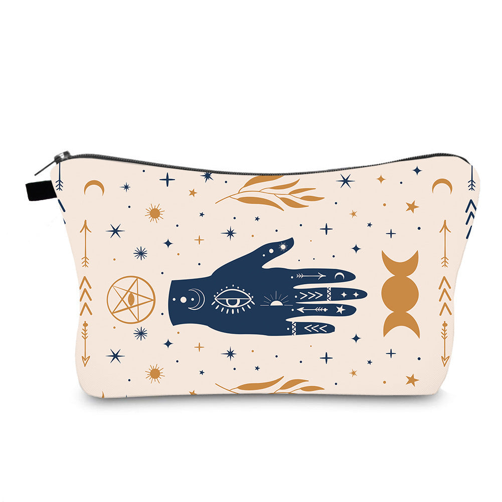 Anti Splash Cosmetic Bag Evil Eye Print