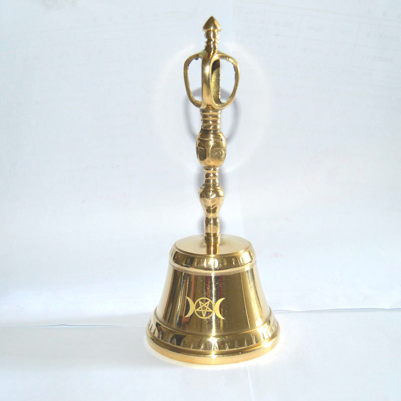 Magic Ceremony Pentagram Moon Rattle