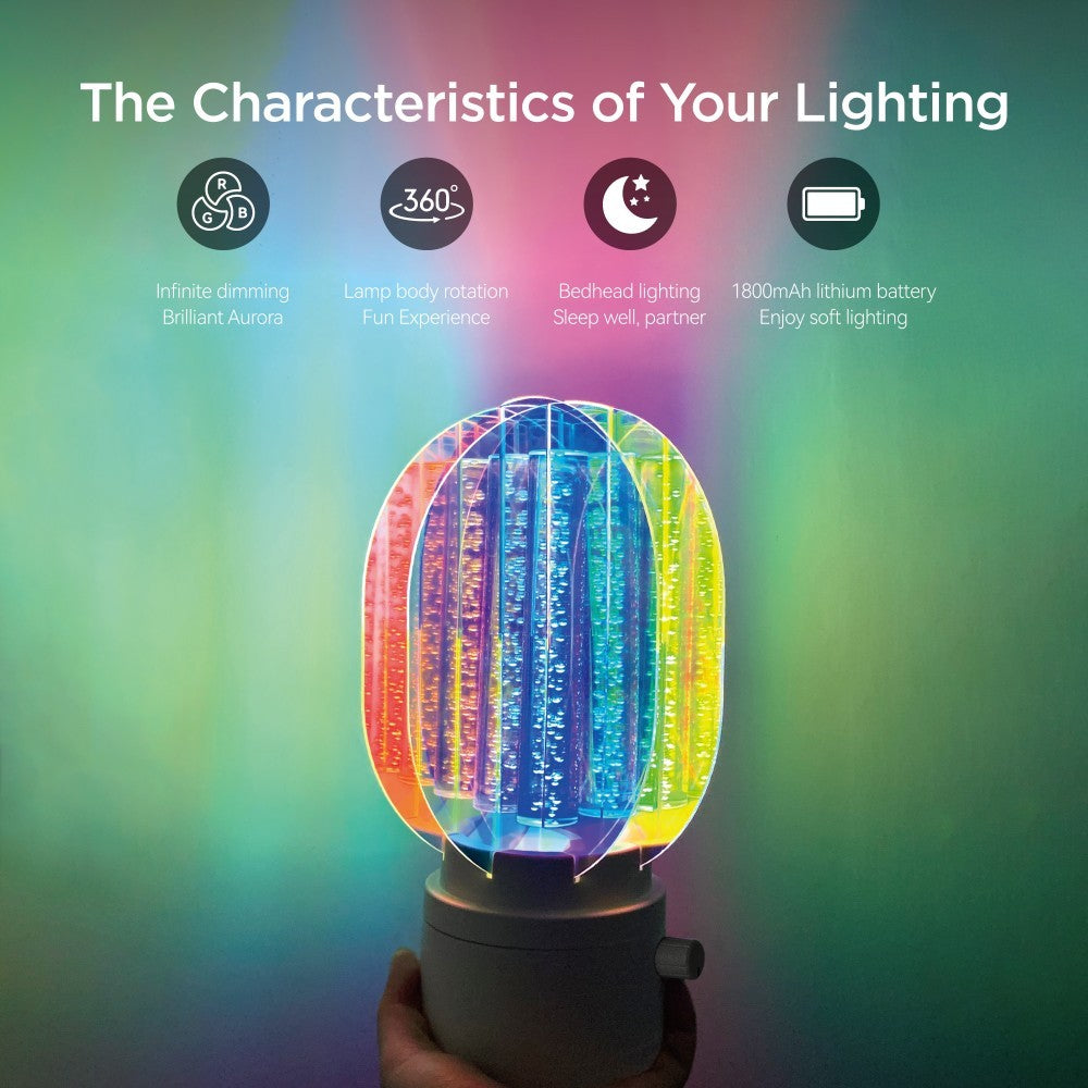 The Plastic Version Of The Aurora Lamp