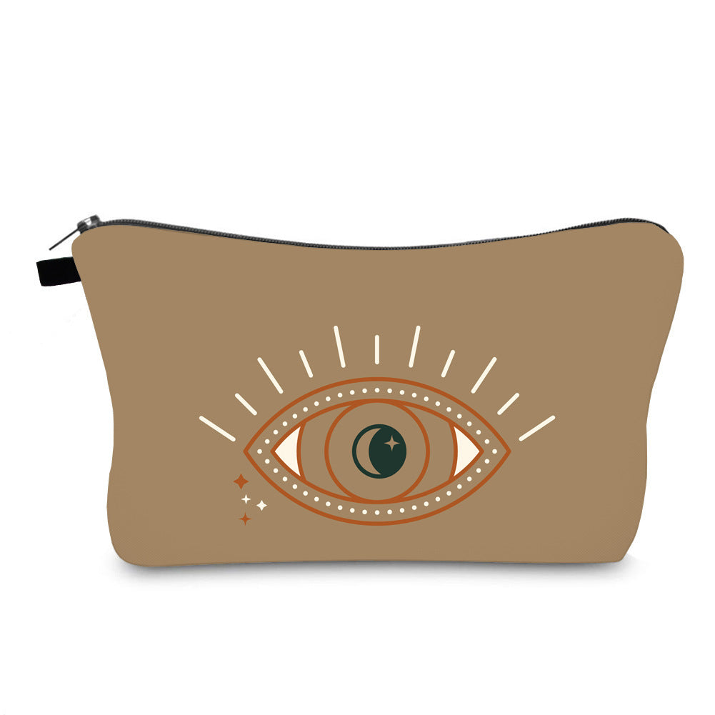 Anti Splash Cosmetic Bag Evil Eye Print