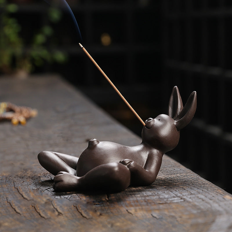 Creative Frog Rabbit Kangaroo Kitten Incense Burner