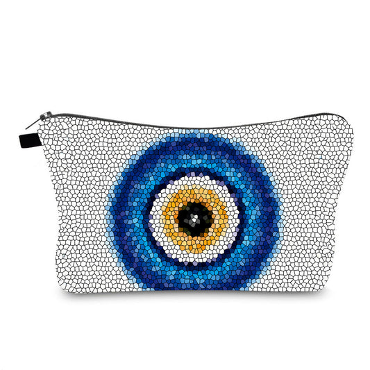 Anti Splash Cosmetic Bag Evil Eye Print